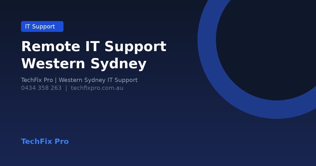 Remote IT Support Sydney — Fix from $99/hr